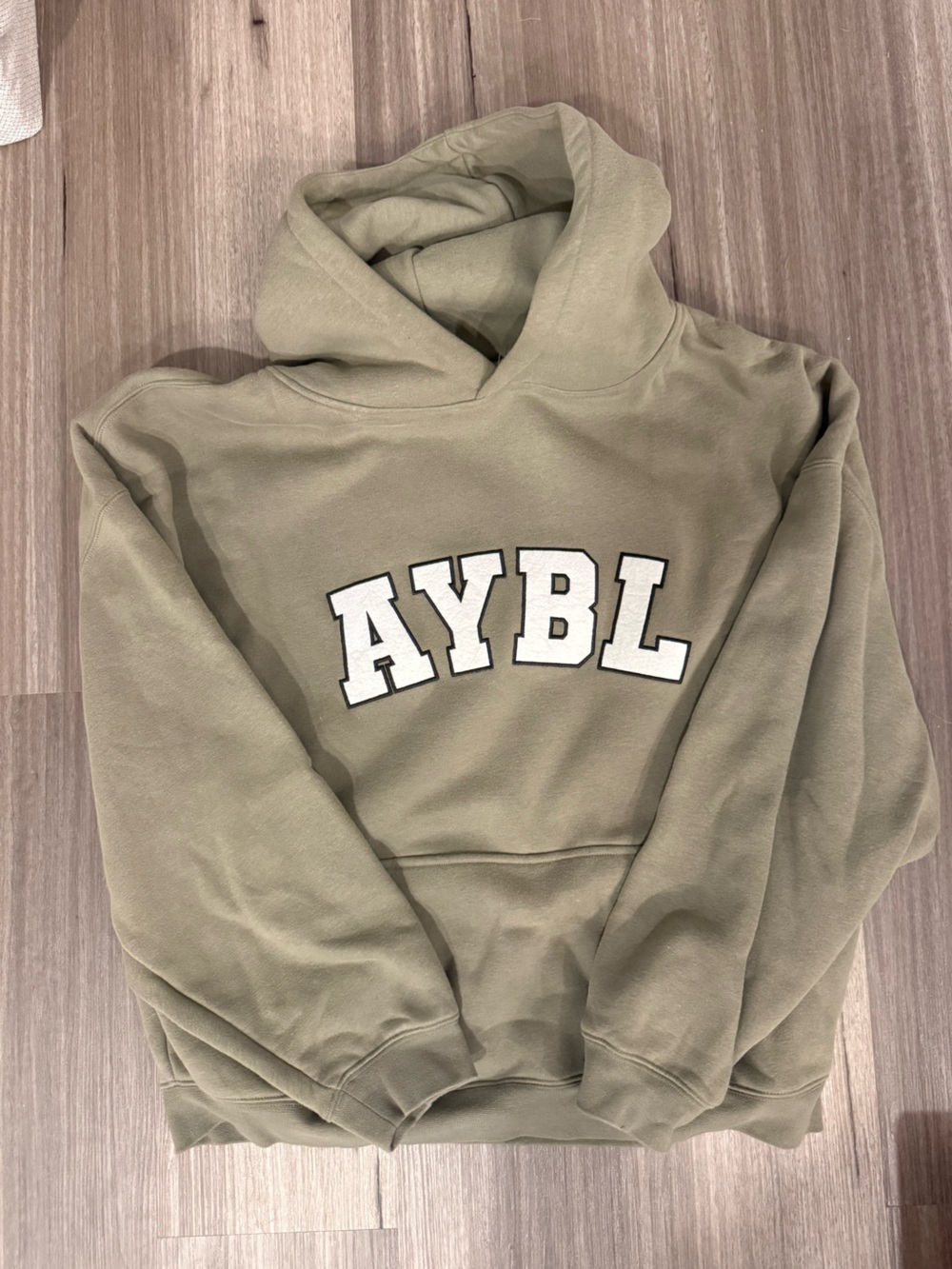 AYBL Women’s Olive Green Crewneck Sweatshirt with White Logo